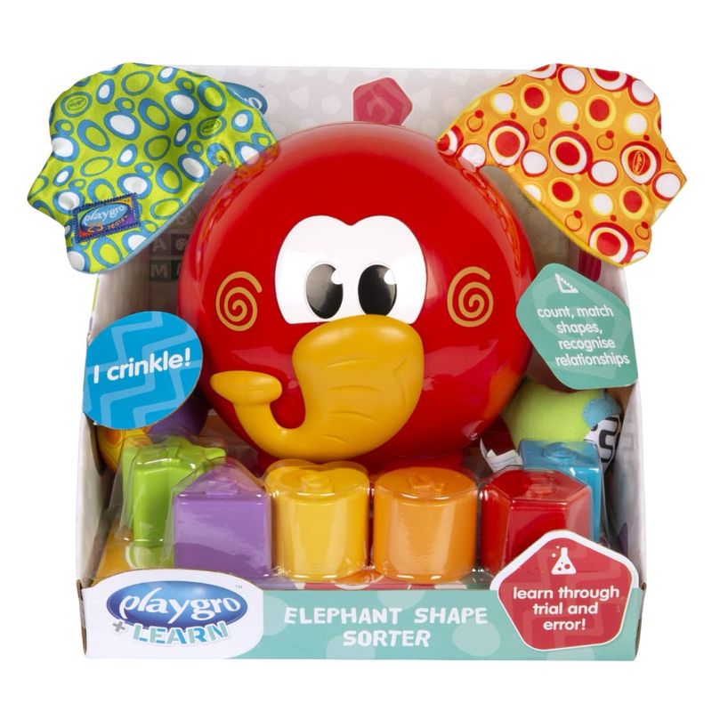 PLAYGRO - Elefante Playgro Clasifica Y Aprende