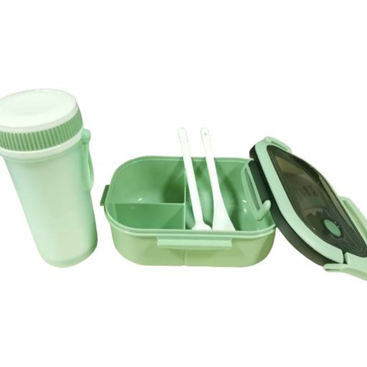 GENERICO - Set lonchera fiambrera y vaso 2 capas