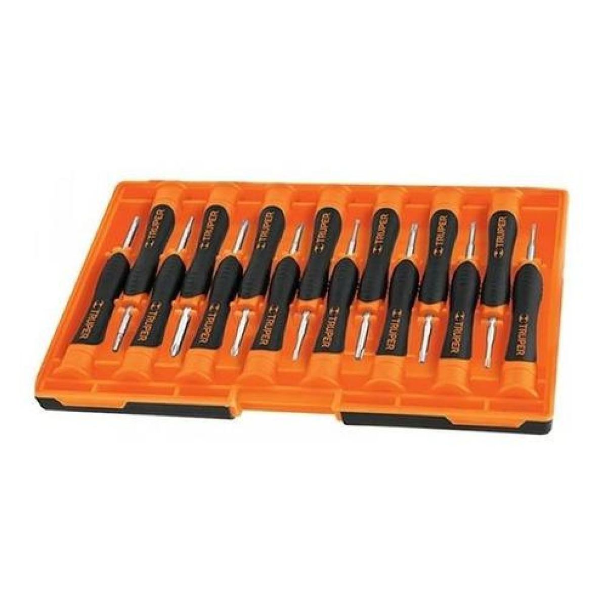 TRUPER - Juego Destornilladores De Precisión Joyero 15 Piezas Truper - Multicolor