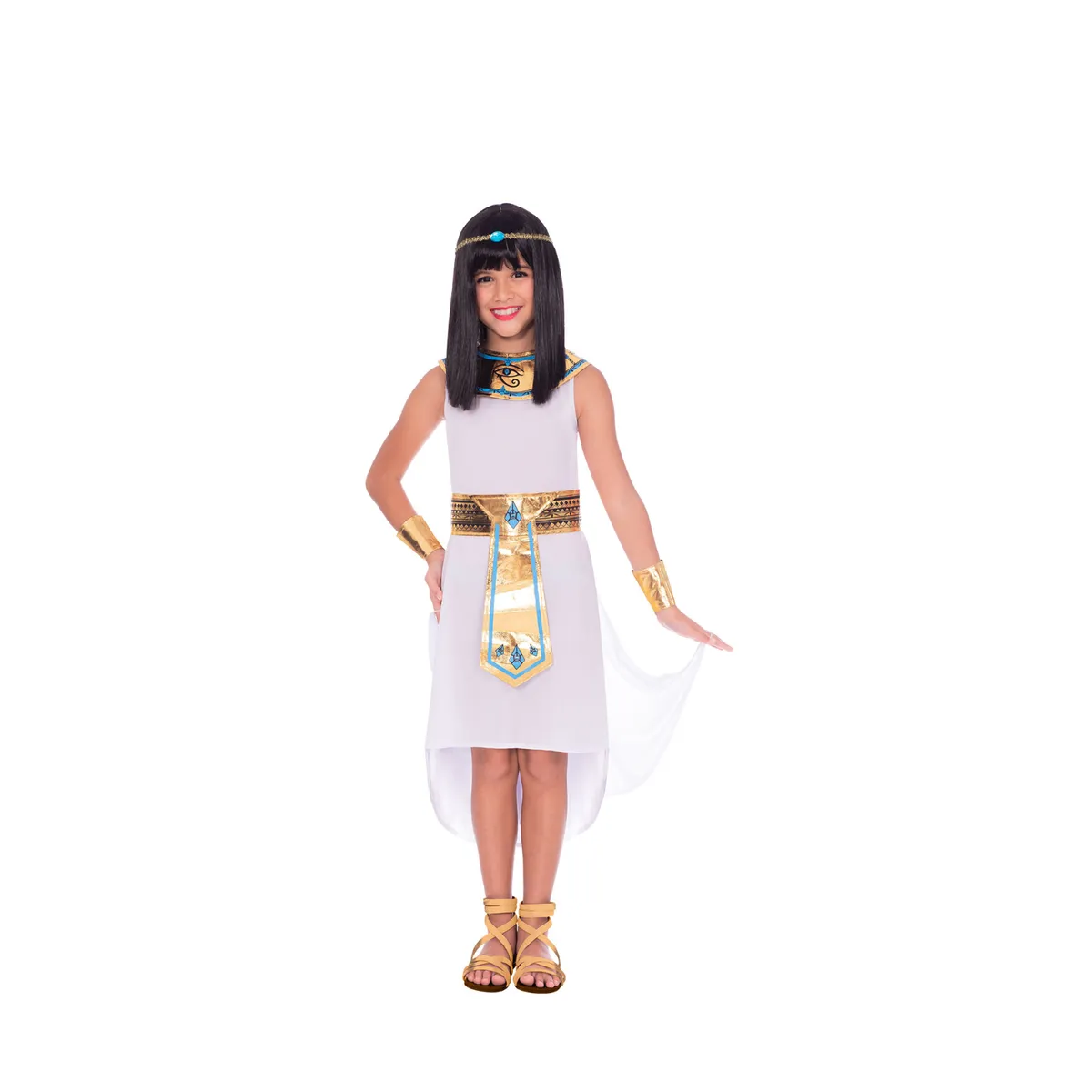 GENERICO - Disfraz Niña Princesa Egipcia Cleopatra Cosplay Halloween