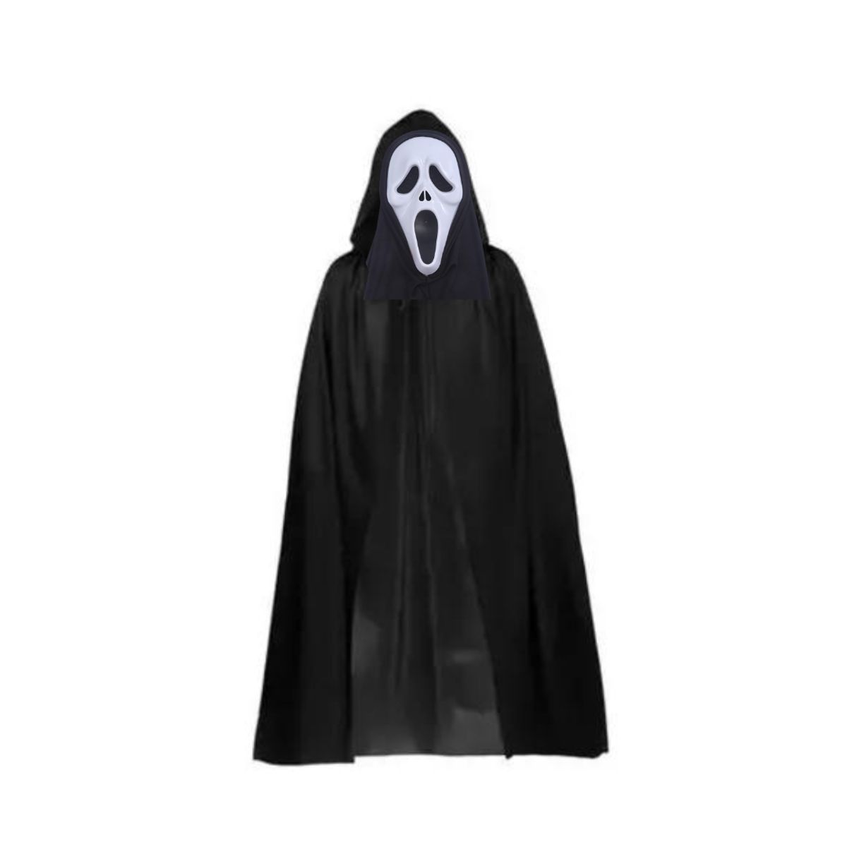 GENERICO - Disfraz Scream Capa + Mascara  Niño Halloween Terror