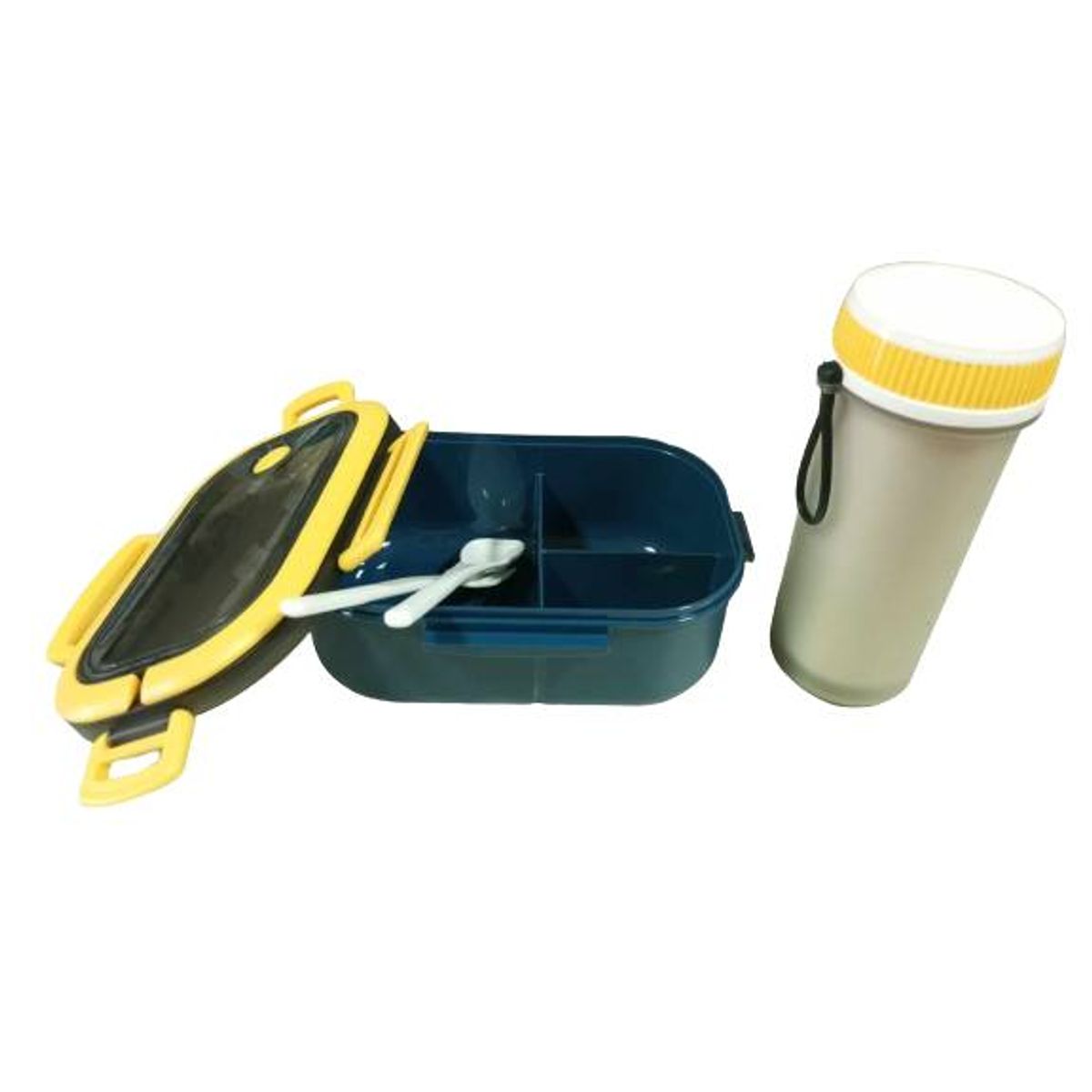 GENERICO - Set lonchera fiambrera y vaso 2 capas