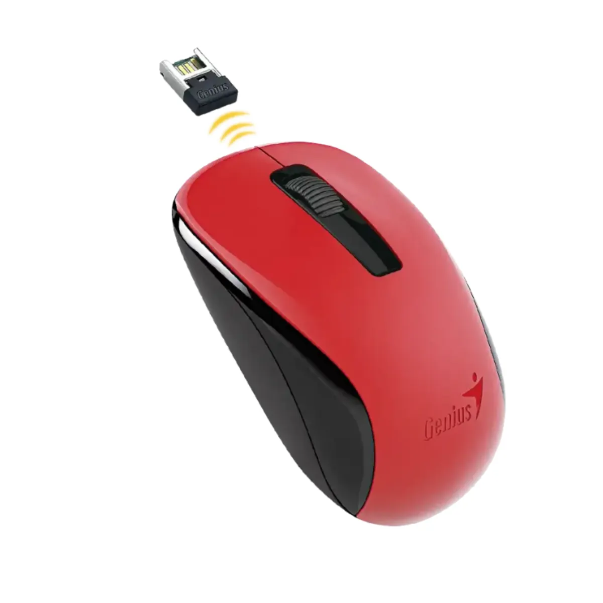 GENIUS - MOUSE OPTICO INALAMBRICO GENIUS NX-7005 USB-A ROJO