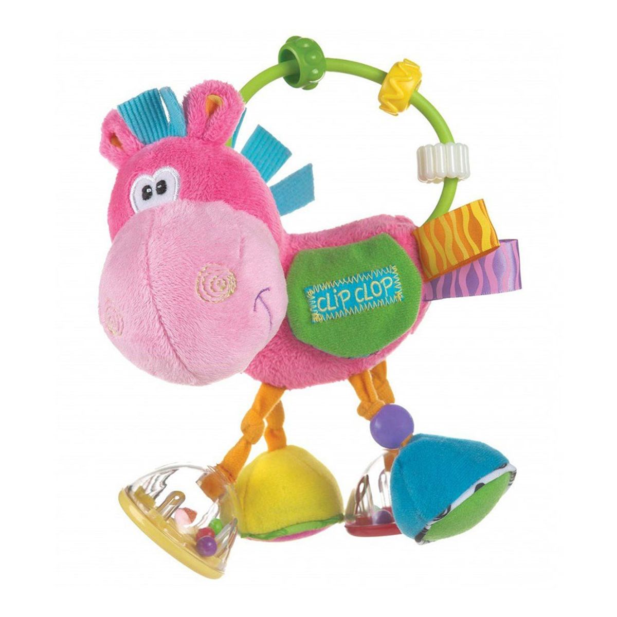 PLAYGRO - Sonajero Playgro Clip Clop Rosado Con Actividades
