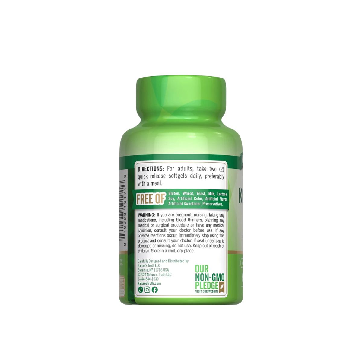 NATURE'S TRUTH - Krill Oil Omega 3 2.000mg 60 Capsulas Blandas Nature's Truth