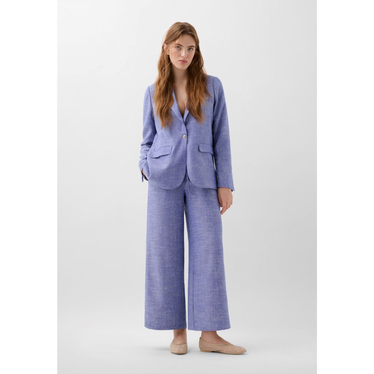 SCALPERS - PANTALÓN CULOTTE STRASS