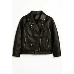 KIBOU - Chaquetas Biker Ecocuero para Niños