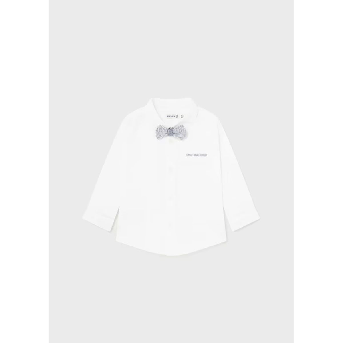 MAYORAL - Camisa manga larga  con pajarita