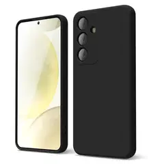 GENERICO - Carcasa Silicona Color Para Samsung Galaxy S23 Plus - Negro
