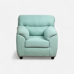 GENERICO - Sofá Tokio 1 Cuerpo - Tela Lino Sidelli Verde Agua