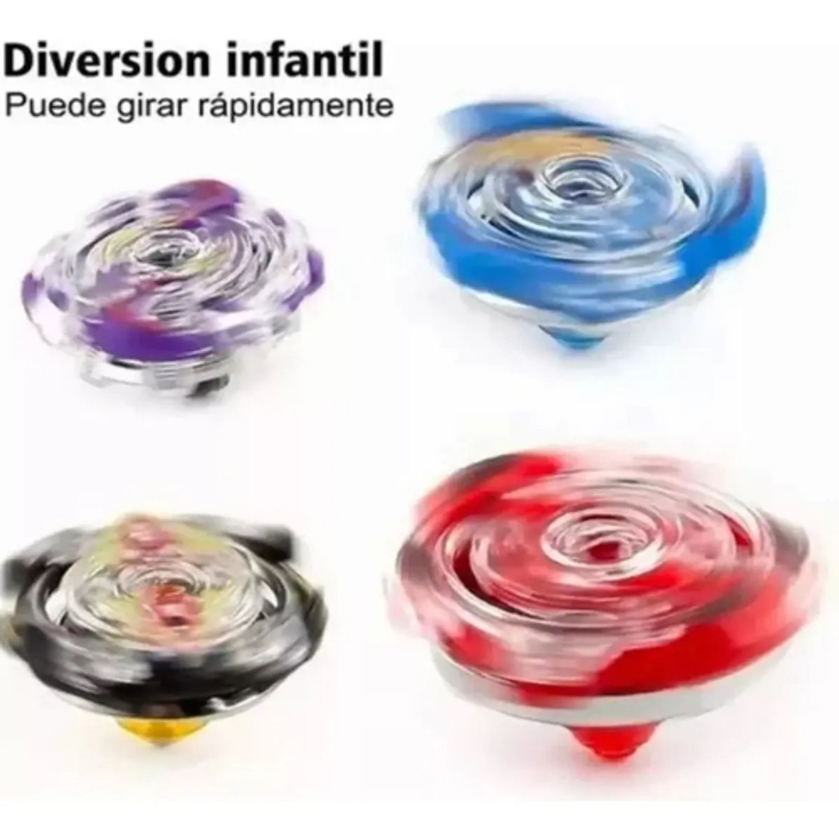 GENERICO - 12 Estilos Bayblades Metal Fusion Beyblades Set Storage Box Variado