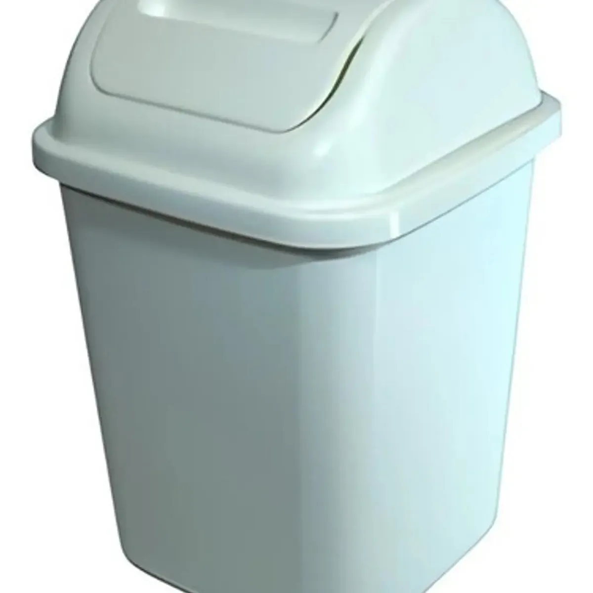 BLOCCARE - Basurero Plástico De 10 Litros - Basurero Para Baño O Cocina