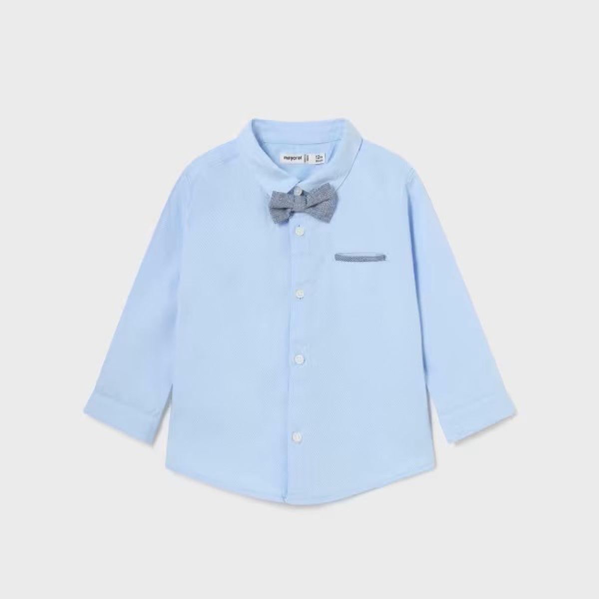 MAYORAL - Camisa manga larga  con pajarita