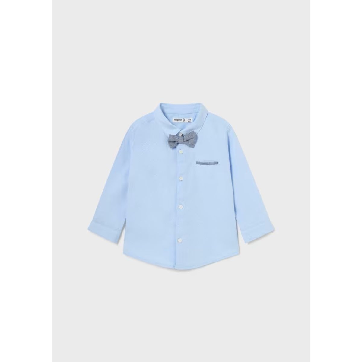 MAYORAL - Camisa manga larga  con pajarita