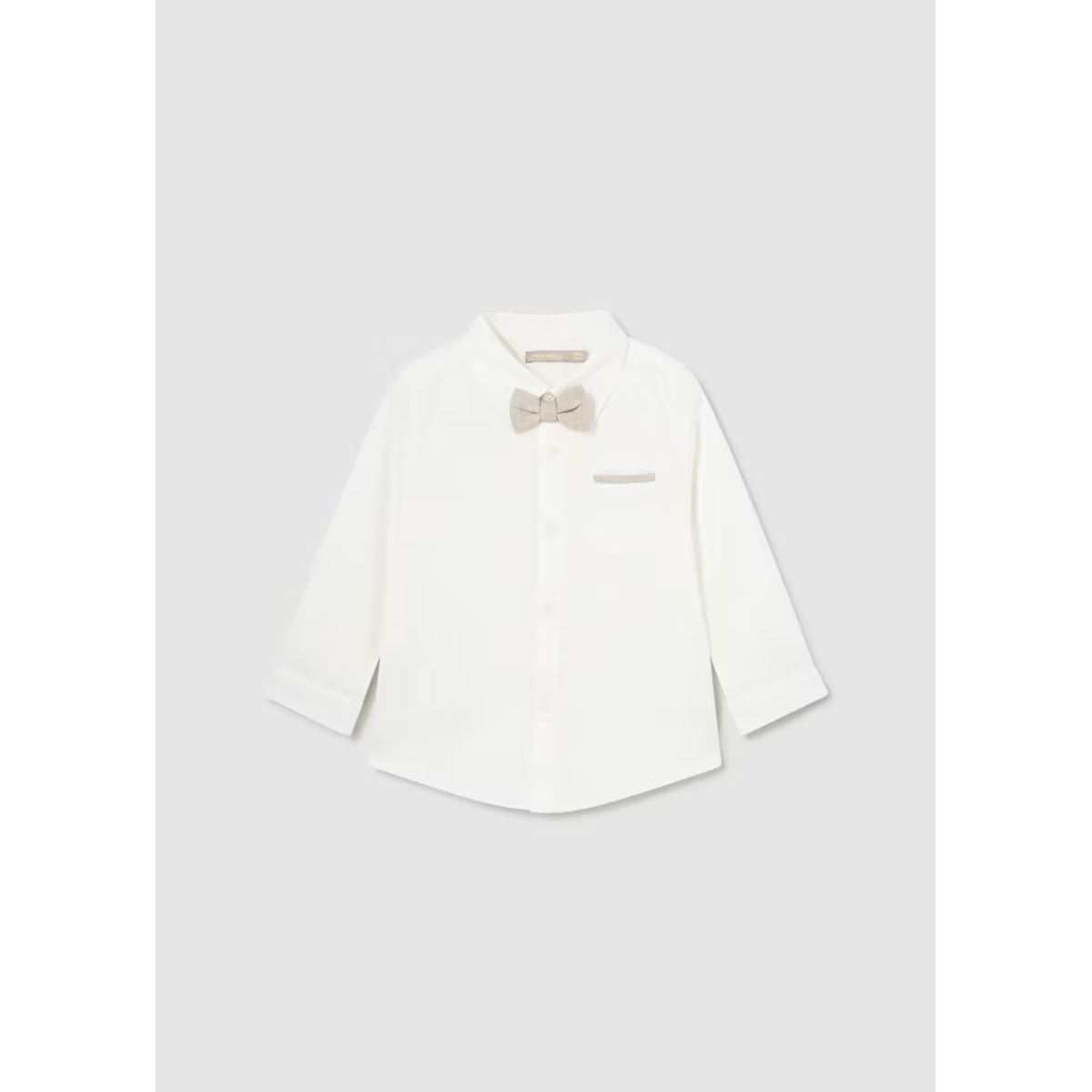 MAYORAL - Camisa manga larga  con pajarita