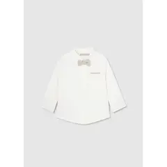 MAYORAL - Camisa manga larga con pajarita