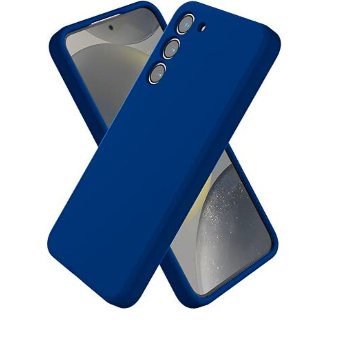 GENERICO - Carcasa Silicona Color Para Samsung Galaxy S23 Plus - Azul oscuro