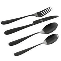 Set 24 Cubiertos de Mesa Black