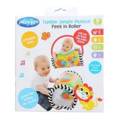PLAYGO - Inflable para Gatear con Música PLAYGRO Peek and Roller