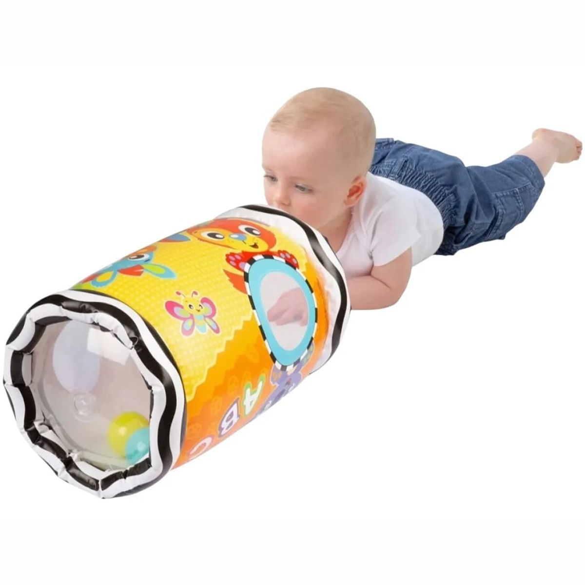 PLAYGO - Inflable para Gatear con Música PLAYGRO Peek and Roller