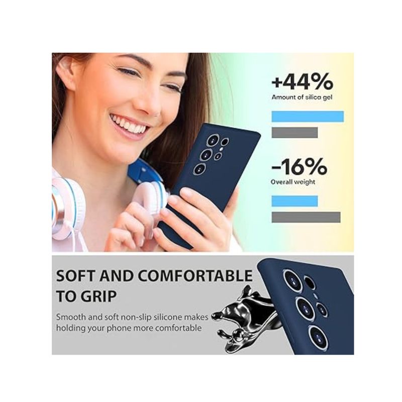 GENERICO - Carcasa Funda Color Para Samsung S23 Ultra - Azul