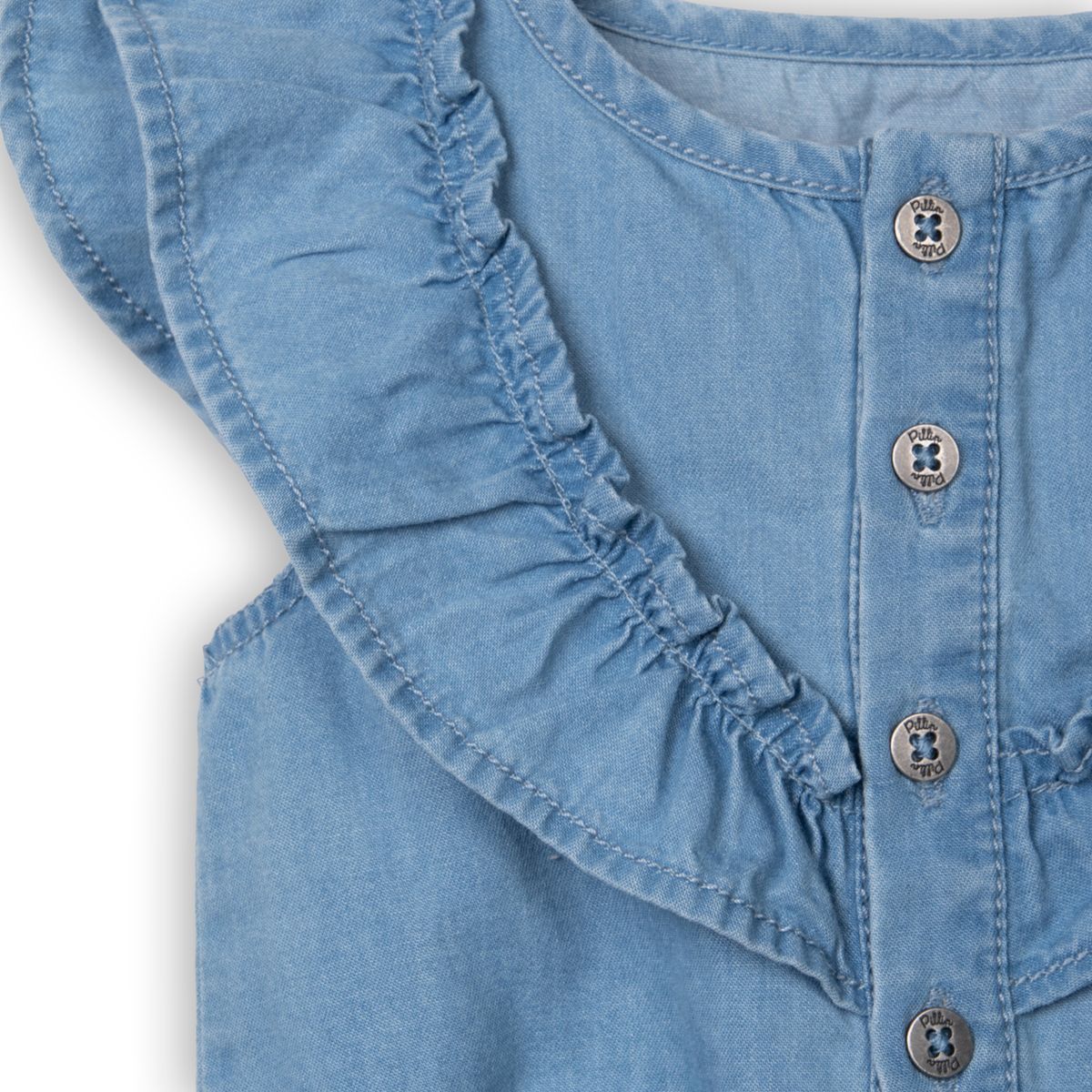 PILLIN - Blusa  Niña Denim Pillin (PVC724-25DEN9M)
