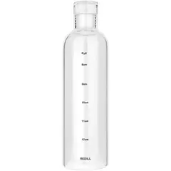 GENERICO - Botella De Agua Vidrio Con Tapa 500ml