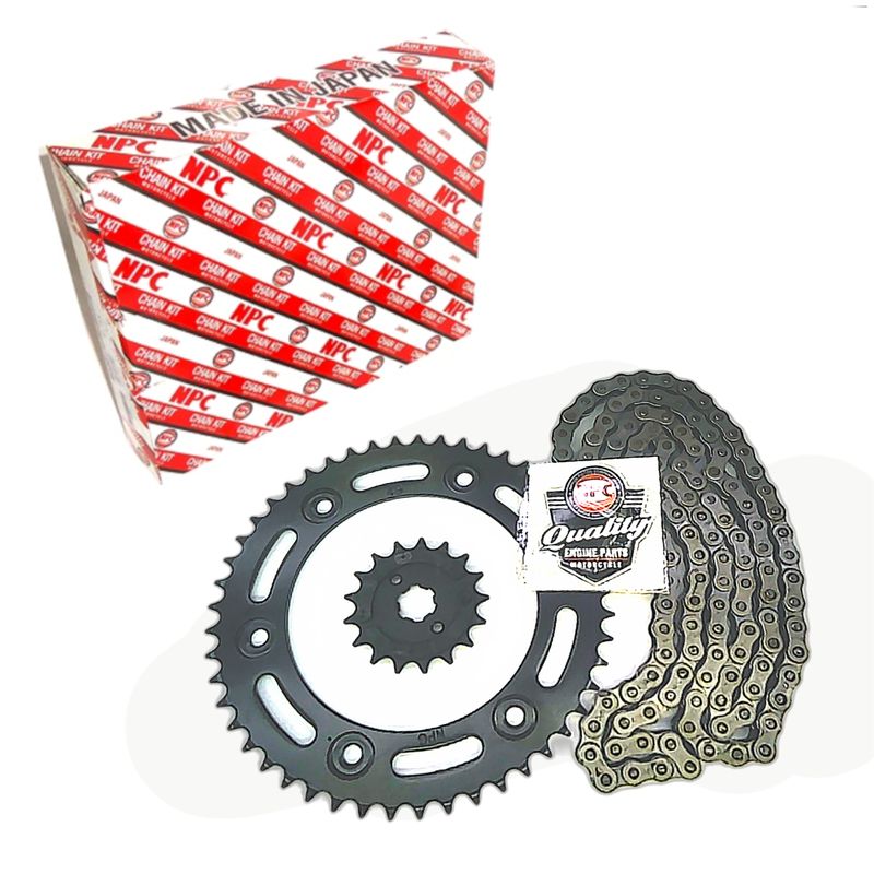 GENERICO - Kit Transmision XR125  XR150  XR190 17T 49T 428H X 132L JAP NPC