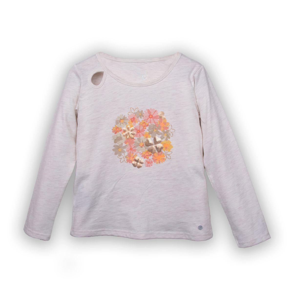 PILLIN - Polera Niña Melange Pillin (PVC615-25MLG6)