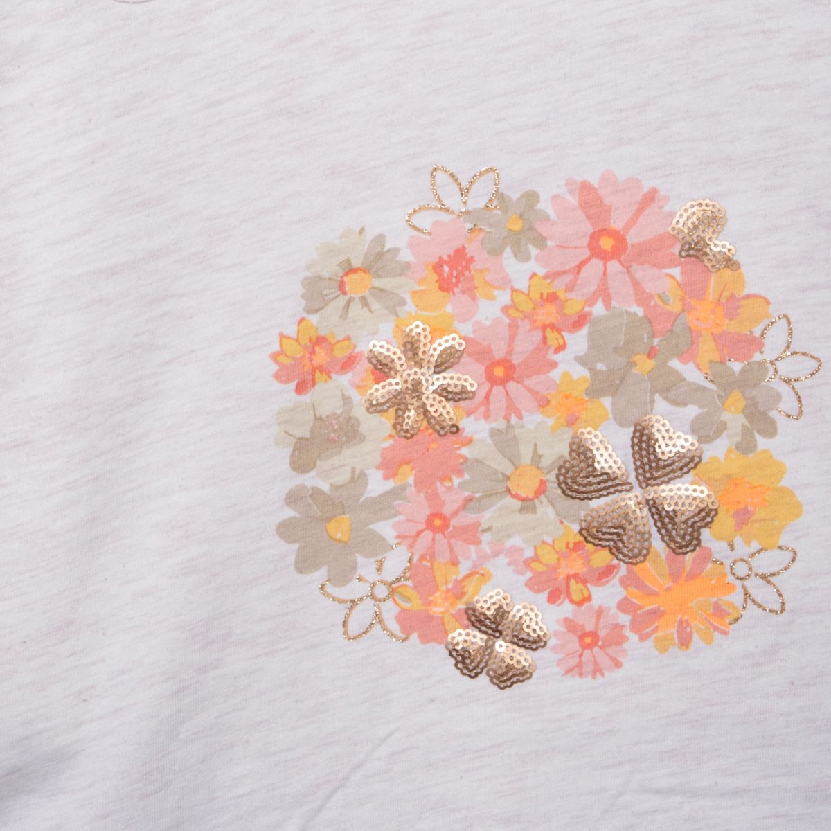 PILLIN - Polera Niña Melange Pillin (PVC615-25MLG6)