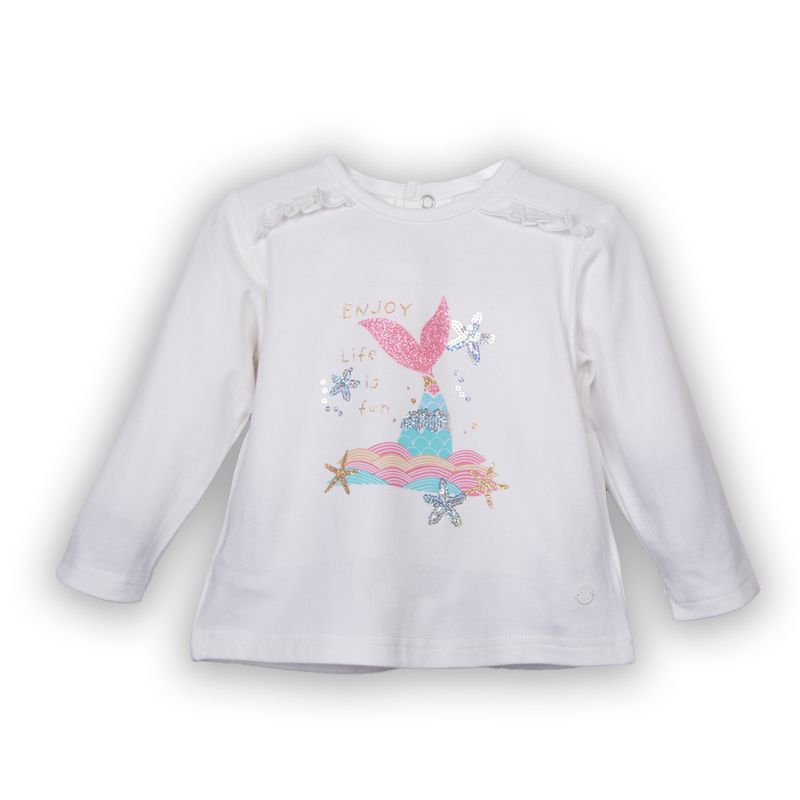 PILLIN - Polera  Niña Blanco Pillin PVC609-25BCO3M - Blanco