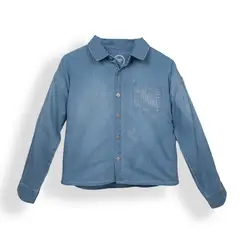 PILLIN - Blusa Niña Denim PVC709-25DEN2 - Azul
