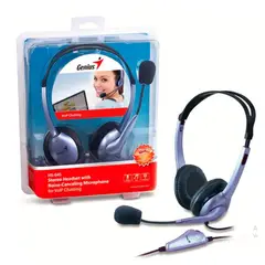 GENIUS - Audífonos Stereo Multimedia Con Micrófono Ajustable