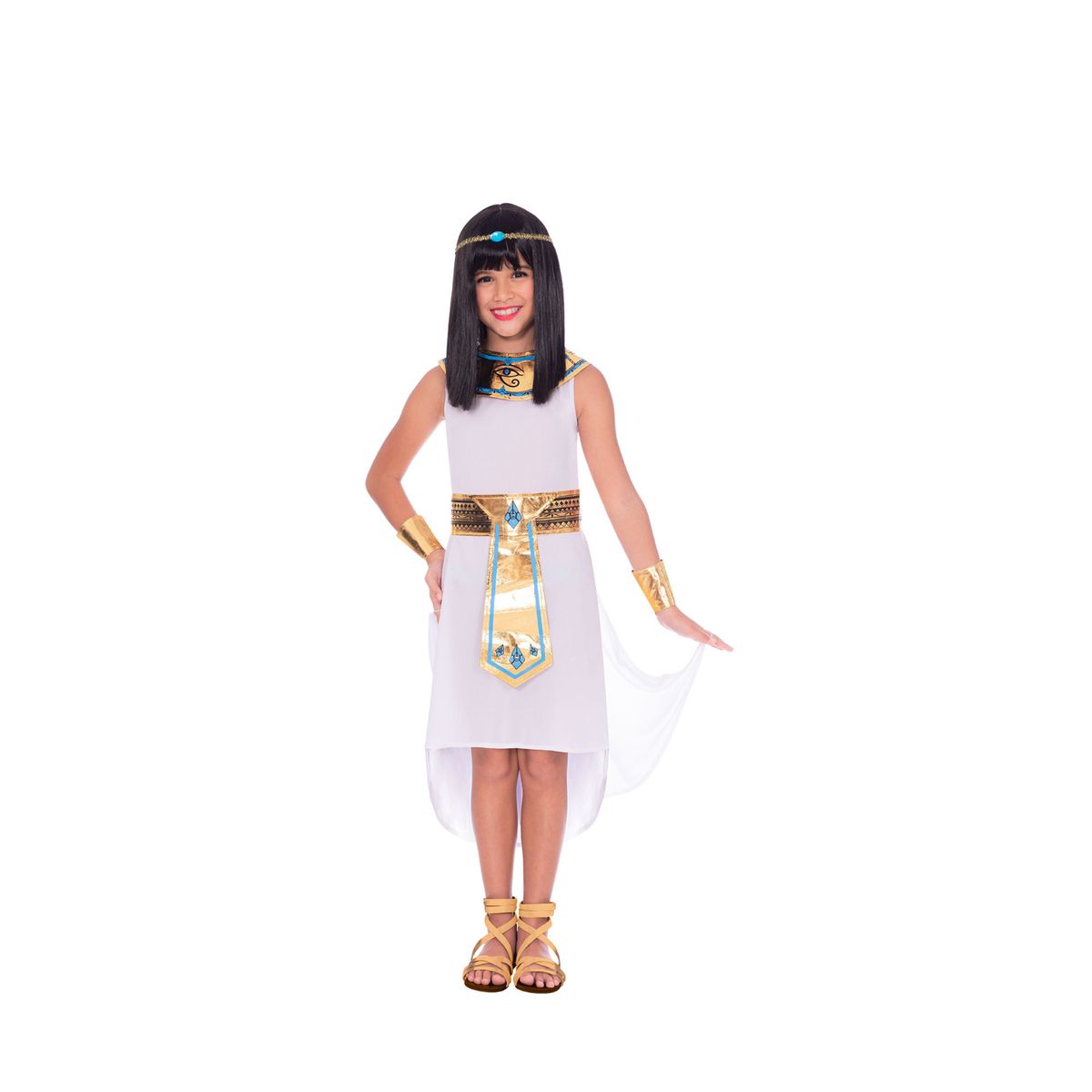 GENERICO - Disfraz Niña Princesa Egipcia Cleopatra Cosplay Halloween