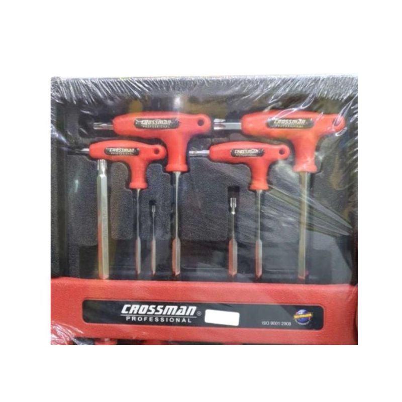 CROSSMAN - Juego Llave Allen Tipo T Crossman 7 Piezas 25-10mm 66799 - Multicolor