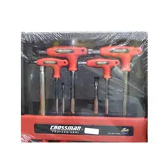 CROSSMAN - Juego Llave Allen Tipo T 7 Piezas 25-10mm 66799 - Multicolor