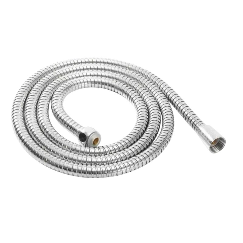 GENERICO - Manguera Ducha Flexible Extensible Cromada Acero Inoxidable