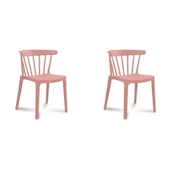 ASIMETRIKA - Set 2 Sillas SALOON - Malva