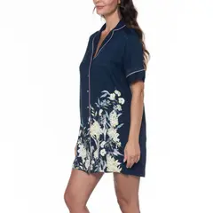 LADY GENNY - Camisola Estampada Abotonada