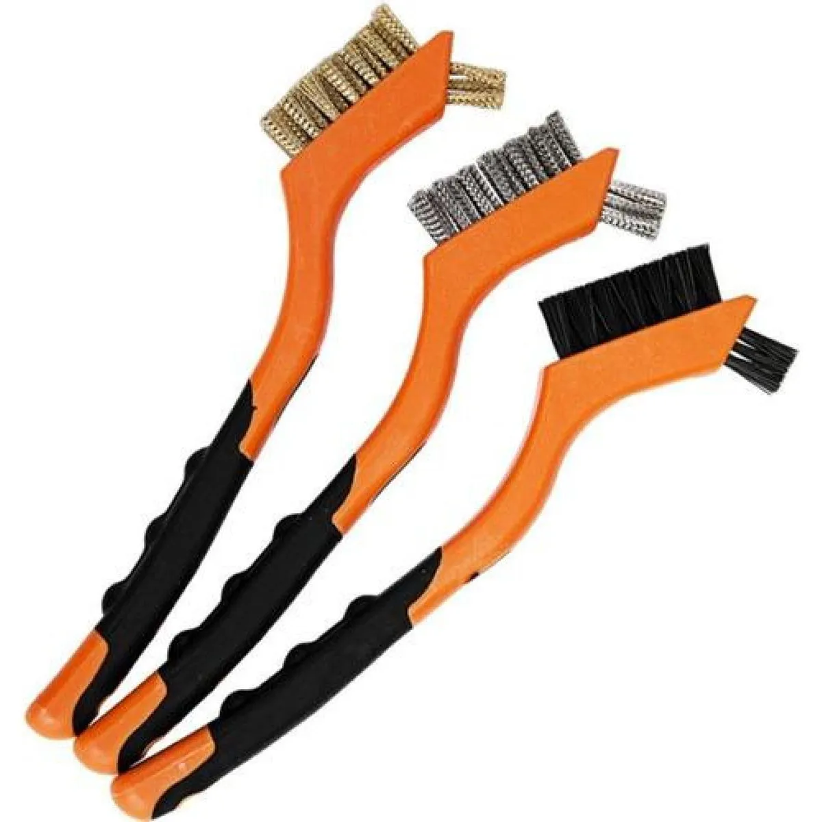 KENDO - Juego Mini Cepillos Kendo 3 Pzas 31101 - Multicolor