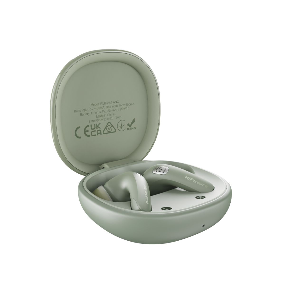 HIFUTURE - Audífonos HiFuture FlyBuds 4 ANC TWS Verde 35 h