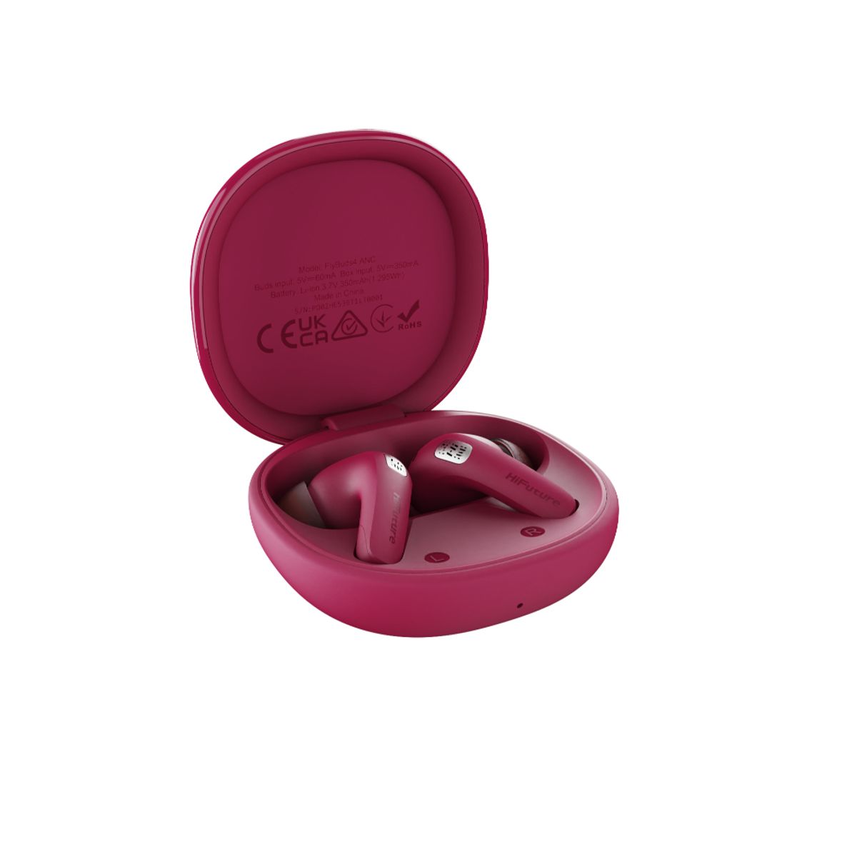 HIFUTURE - Audífonos HiFuture FlyBuds 4 ANC TWS Rosado 35 h