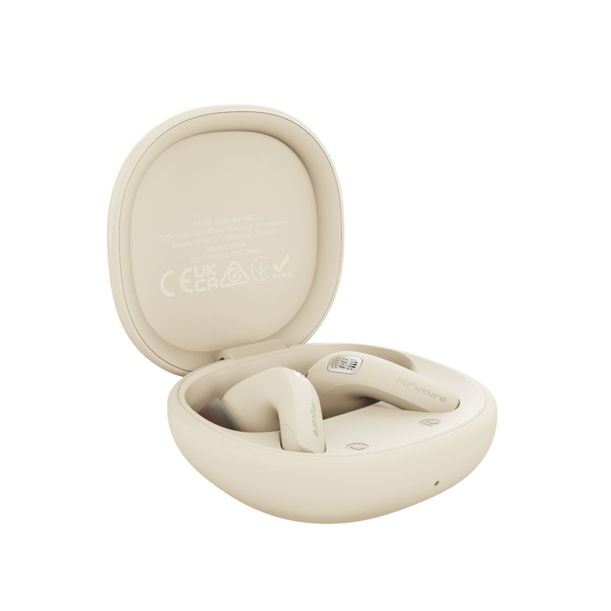 HIFUTURE - Audífonos HiFuture FlyBuds 4 ANC TWS Blanco 35 h