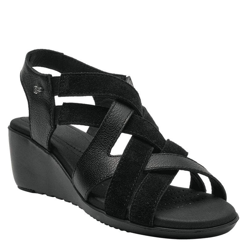 16 HRS - Sandalia Mujer Casual Negro 16 Hrs