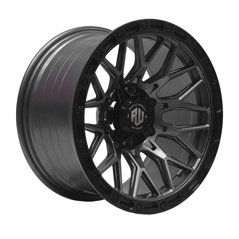 GENERICO - Set 4 Llantas 17x9 6X139 Et0 WOLF MG-LMB-BR