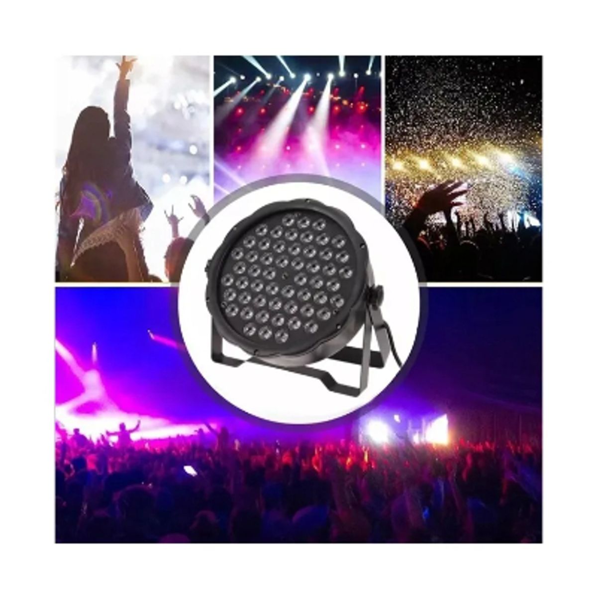 GENERICO - Foco Reflector 60 Led Iluminación De Escenario Y Fiestas