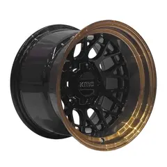 KMC - Set 4 Llantas 15x10 6X139 Et-44 DEEPTECHNIC B-LMBrnz