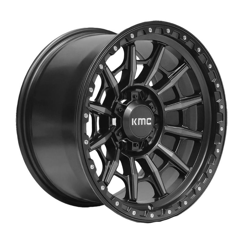 KMC - Set 4 Llantas 17x9 6X139 Et0 CARNAGE MB-W/GyT-CR