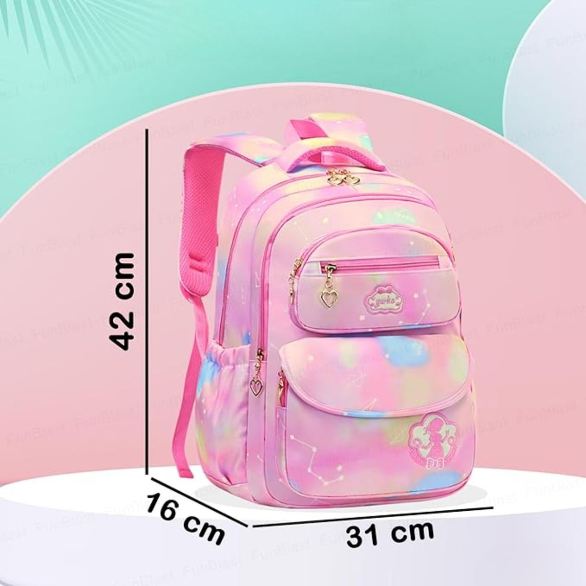 CRUSEC - Mochila Escolar Kawaii Bolso Estudiantes Colegio Primaria