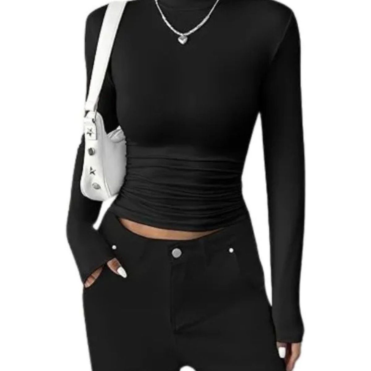 LOOK SHOP - Camiseta Mujer Juvenil Beatle. Manga Larga Colores 553